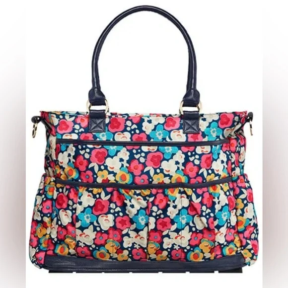 Itzy Ritzy Posy Pop Tribe Tote Diaper Bag - Floral - Picture 2 of 4